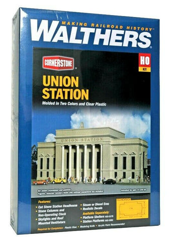 HO Scale Walthers Cornerstone 933-3094 Union Passenger Station Building Kit