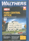 HO Scale Walthers Cornerstone 933-4143 Ford Central Office Building Kit