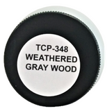 Tru-Color TCP-348 Weathered Gray Wood 1 oz Paint Bottle