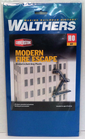 HO Scale Walthers Cornerstone 933-3729 Vintage Fire Escape Kit