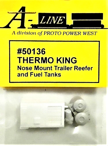 HO Scale A Line Product 50136 Old Style Thermo King Reefer Unit w/Fuel Tanks Kit