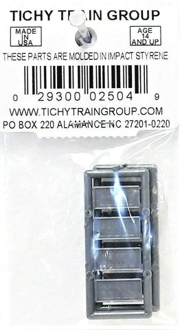 N Scale Tichy Train Group 2504 5-Panel Masonry Door pkg (8)