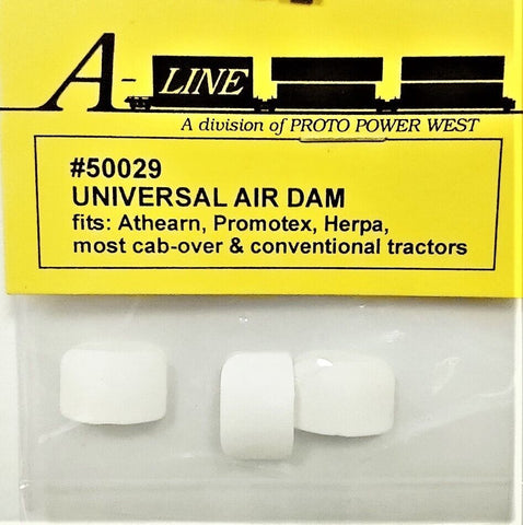 HO Scale A Line Product 50029 Universal Air Dam for Semi-Tractors pkg (3)