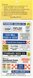 HO Scale Blair Line 157 Feed & Seed Storefront & Advertising Signs