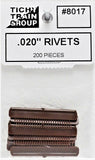 HO Scale Tichy Train Group 8017 Scale Rivet Heads .020" Diameter pkg (200)