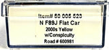 N Scale Atlas 50005523 TTX Trailer Train PTTX 600981 ACF 89' F89-J Flatcar w/Deck Risers & Conspicuity Stripes