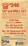 Kadee #246 2-56 Tap & Drill Set