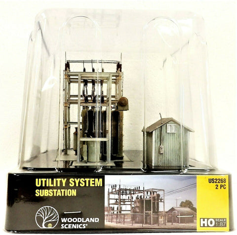 Woodland Scenics O Scale Utility Substation Building - Model Railroad Scenery