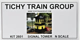 N Scale Tichy Train Group 2601 Wooden Signal Tower Kit