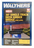 HO Scale Walthers Cornerstone 933-4505 30' Single Track Deck Girder Bridge Kit