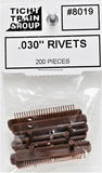 HO Scale Tichy Train Group 8019 Scale Rivet Heads .030" Diameter pkg (200)