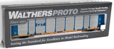 HO Scale Walthers Proto 920-101336 GTW Grand Truck Western TTGX 157937 89' Thrall Bi-Level Auto Rack