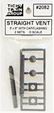 O Scale Tichy Train Group 2082 8" Straight Vent Kit
