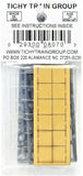 HO Scale Tichy Train Group 8070 4/4 60 x 62" Two Unit Double Hung Windows pkg(6)