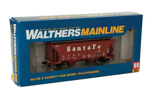 HO Scale Walthers MainLine 910-7952 Santa Fe 350037 37' 2-Bay Covered Hopper