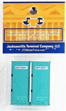 N Scale Jacksonville Terminal 205337 DONG FANG 20' Corrugated-Side Container