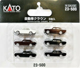 N Scale Kato 23-500 Toyota Sedans Automobile Set pkg (6)