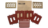 HO Scale Design Preservation 30105 Dock Level Wall Sections Arched Entry (4) pcs