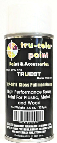 Tru-Color TCP-4017 Gloss Pullman Green Aerosol Spray Paint 4.5 oz 135mL Can