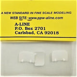 HO Scale A Line Product 50029 Universal Air Dam for Semi-Tractors pkg (3)