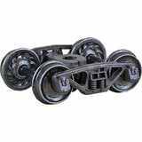 HO Scale Kadee #565 Bettendorf 50-Ton Self Centering Trucks w/33" Ribbed Back Wheels