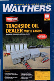 HO Scale Walthers Cornerstone 933-4059 Trackside Oil Dealer w/ Storage Tanks Kit