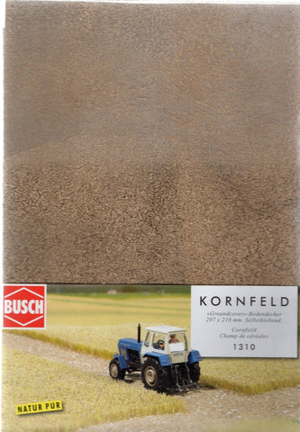 HO Scale Busch Gmbh & Co Kg 1310 Harvested (Cut) Corn Field 11-11/16 x 8-1/4"
