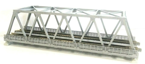 N Scale Kato Unitrack 20-437 Silver Double Track Truss Bridge 248mm 9-3/4" Long
