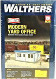 HO Scale Walthers Cornerstone 933-4078 Modern Yard Office Building Kit