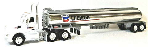 HO Scale Trucks n Stuff 92 Chevron Peterbilt 579 Day Cab Tractor w/Gas Tank Trailer