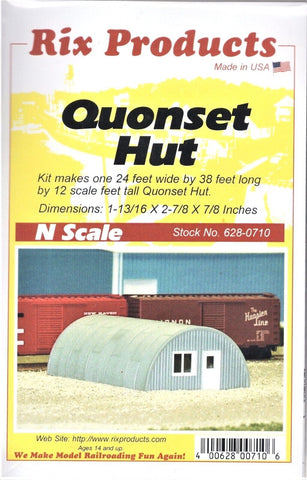 N Scale Rix Products 628-0710 Quonset Hut Building Kit
