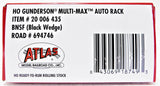 HO Scale Atlas 20006435 BNSF 694746 Gunderson Multi-Max Auto Rack w/Black Wedge