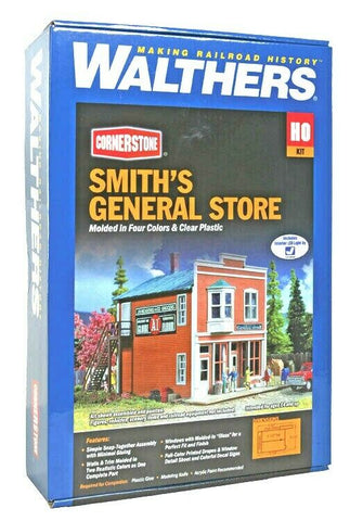 HO Scale Walthers Cornerstone 933-3653 Smith's General Store Building Kit