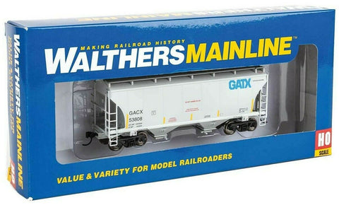 Walthers MainLine 910-7555 GATX GACX 53808 Trinity 39' 2-Bay Covered Hopper