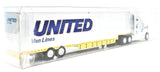HO Scale Trucks n Stuff 090 Kenworth T680 Sleeper w/United Van Lines Moving Trailer