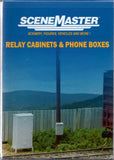 HO Scale Walthers SceneMaster 949-4154 Relay Cabinets and Phone Boxes