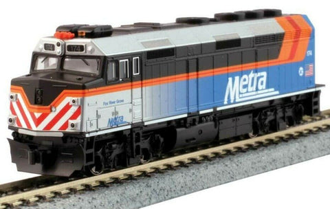 N Scale Kato 176-9105-DCC Chicago New Metra F40PH "Fox River Grove" w/TCS DCC