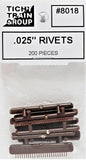 HO Scale Tichy Train Group 8018 Scale Rivet Heads .025" Diameter pkg (200)