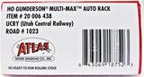 HO Scale Atlas 20006438 UCRY 1023 Utah Central Gunderson Multi-Max Auto Rack