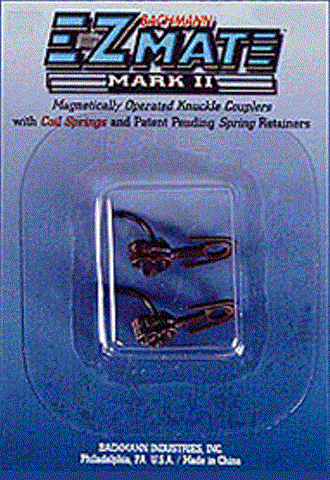 Bachmann 78026 E-Z Mate Mark II Short Center Shank Couplers w/Metal Coil Spring
