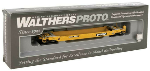 HO Scale Walthers Proto 920-109120 Trailer Train TTX DTTX 59429 Gunderson Rebuilt 40' Well Car w/Old Logo