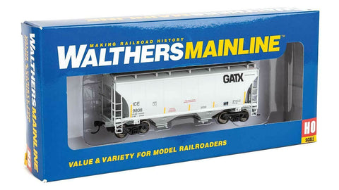Walthers MainLine 910-7557 GATX Iowa, Chicago & Eastern ICE 9808 Trinity 39' 2-Bay Covered Hopper