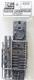 HO Scale Tichy Train Group 3030 PFE R-40 Series Reefer Freight Car Underframe