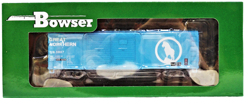HO Scale Bowser 42853 Great Northern GN 3897 40' Double-Door Steel Boxcar