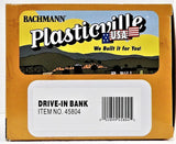 N Scale Bachmann 45804 Assembled Drive-In Bank w/Figures