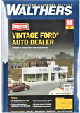 HO Scale Walthers Cornerstone 933-3490 Vintage Ford Auto Dealer Kit