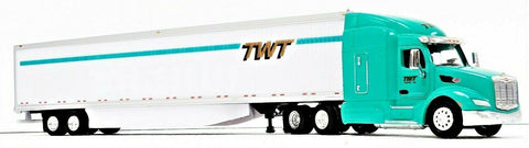 HO Scale Trucks n Stuff 114 Peterbilt 579 Sleeper w/TWT 53' Reefer Trailer
