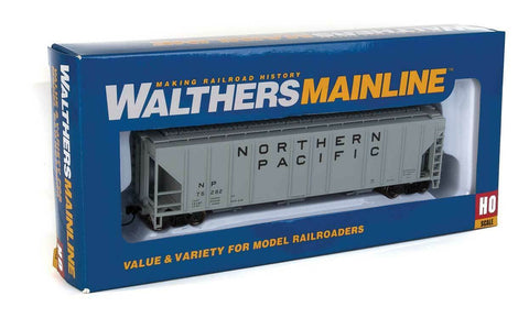 Walthers MainLine 910-7473 Northern Pacific NP 76282 54' PS 3-Bay Covered Hopper