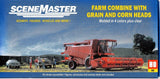 HO Scale Walthers SceneMaster 949-11003 Farm Combine w/Grain & Corn Heads