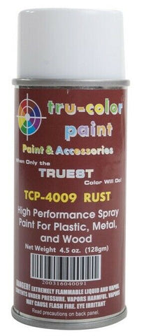 Tru-Color TCP-4009 Rust Aerosol Spray Paint 4.5oz 135mL Can